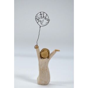 Willow Tree‎ Birthday Girl Figurine Sculpture Susan Lordi Demdaco 2005 3.25"